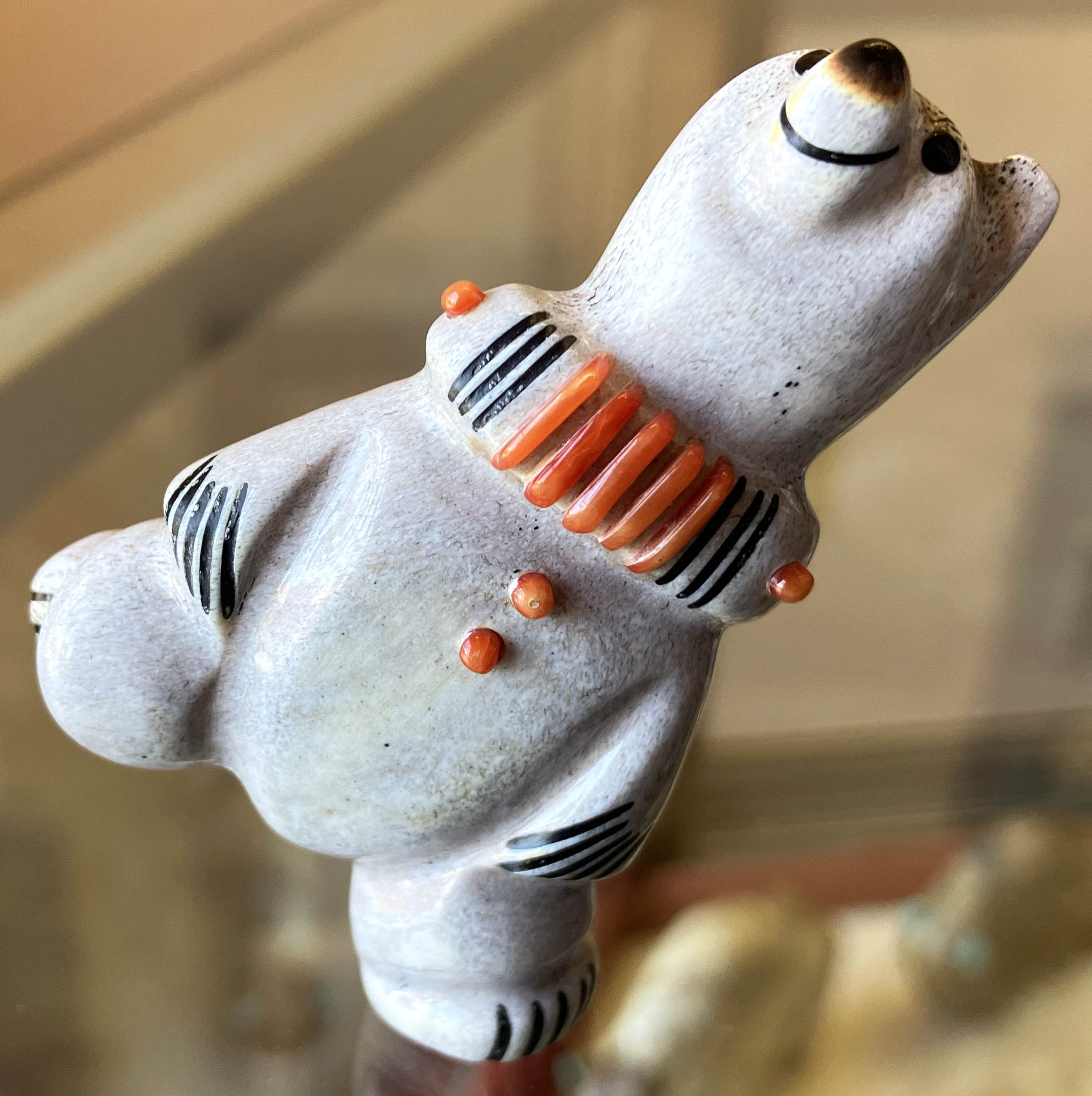 Claudia Peina | Zuni Dancing Bear Fetish | Penfield Gallery of Indian Arts | Albuquerque, New Mexico